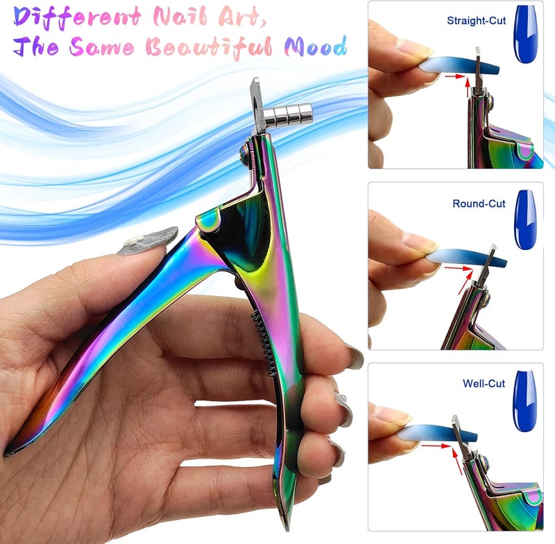 Scartink Acrylic Nail Cutter with Magnet Sizer - Image 3